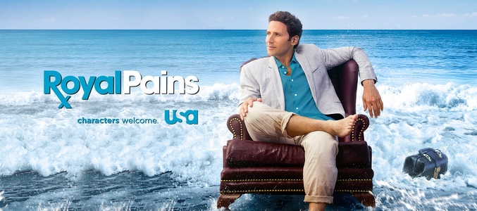 Cartel promocional de 'Royal Pains'