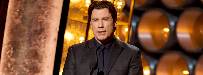 John Travolta en la ceremonia de entrega de los Premios Oscar de 2014