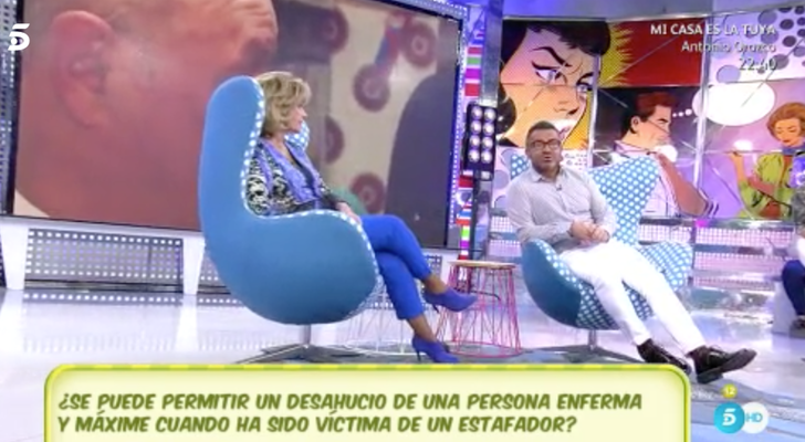 Maria Teresa Campos y Jorge Javier Vázquez en 'Sálvame'