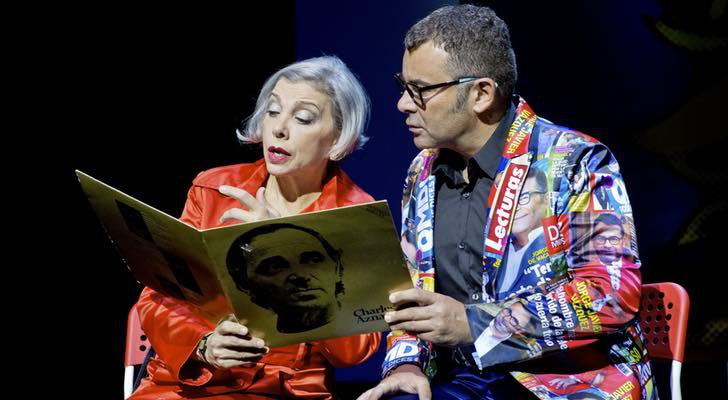 Kiti Mánver y Jorge Javier Vázquez en la obra de teatro "Iba en serio"