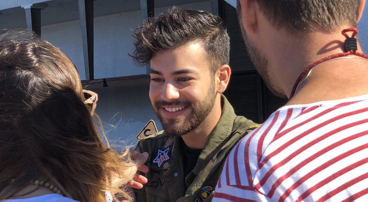 Agoney en el casting de 'OT 2018' en Tenerife