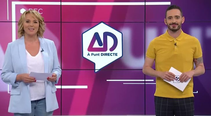 Carolina Ferre y Juan Nieto presentan 'À Punt directe'