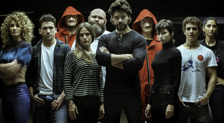 El elenco de 'La casa de papel'