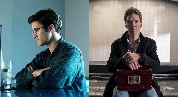 Darren Criss (izq.) y Benedict Cumberbatch (der.)