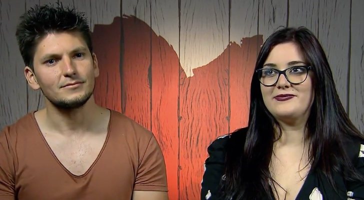 María y Christian en 'First Dates'