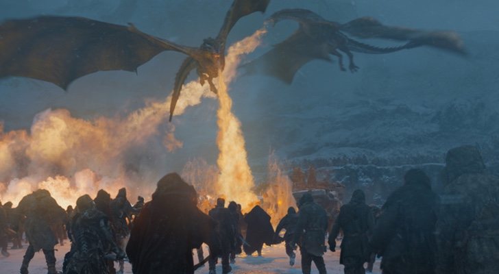 Los dragones de Daenerys Targaryen en la séptima temporada de 'Juego de Tronos'