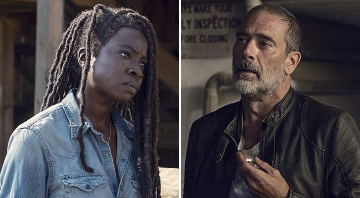 Danai Gurira y Jeffrey Dean Morgan en 'The Walking Dead'