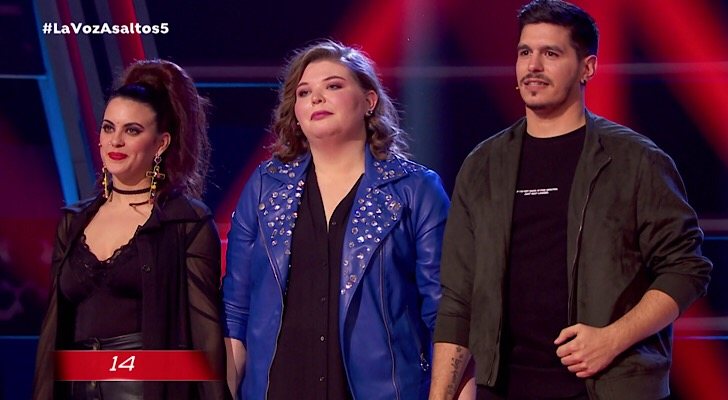 Lola, Hannah y Fran, concursantes eliminados de 'La Voz'