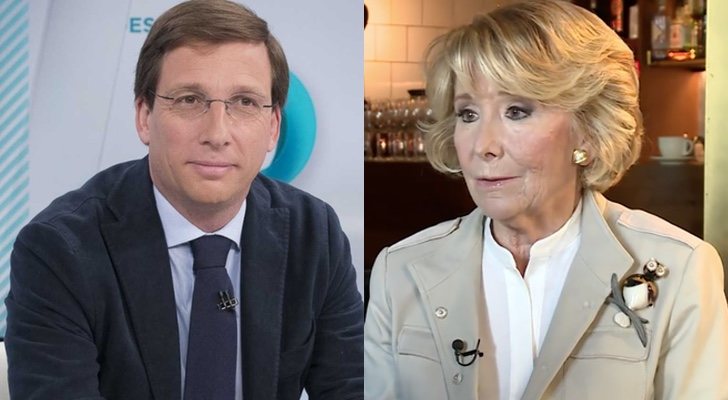 José Luis Martínez-Almeida y Esperanza Aguirre, compañeros en el Partido Popular