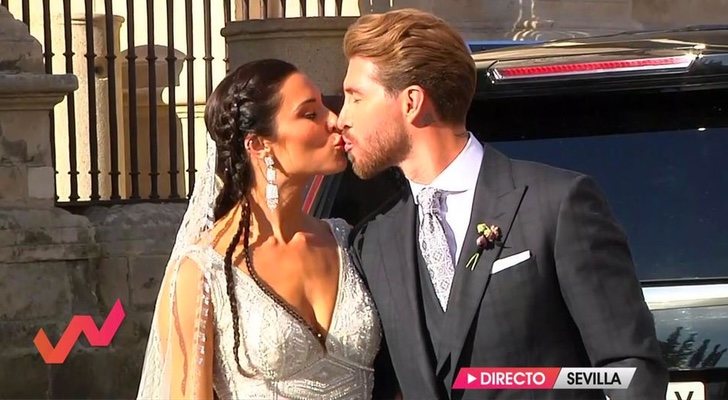 'Viva la vida' retransmitiendo la boda de Pilar Rubio y Sergio Ramos