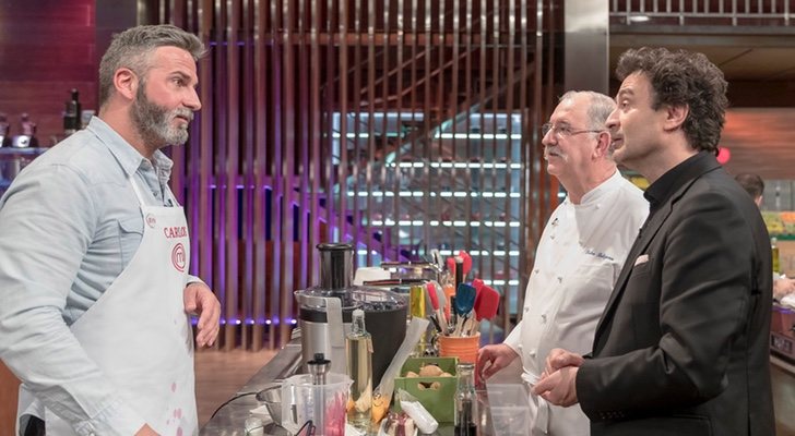 Carlos y Pepe en la semifinal de 'MasterChef'