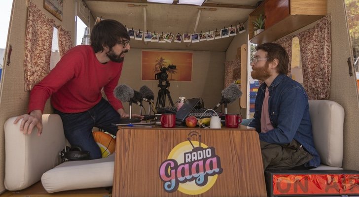 Quique Peinado y Manuel Burque, en 'Radio Gaga'