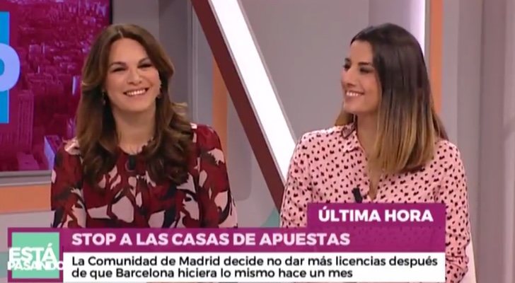 Fabiola Martínez junto a Eugenia Marcos en 'Está pasando'