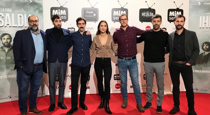 Creadores y protagonistas de 'Ihesaldia'