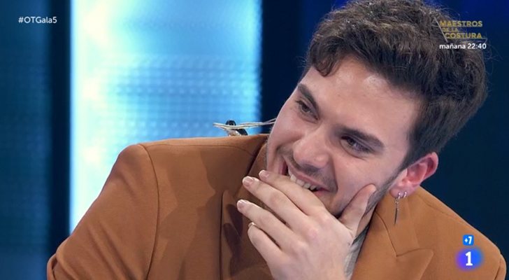 Javy, emocionado al conocer el éxito de "Qué sabrá Neruda" en la Gala 5 de 'OT 2020'