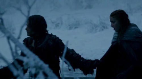 Nueva escena inédita de Sansa y Theon en la sexta temporada de 'Game of Thrones'