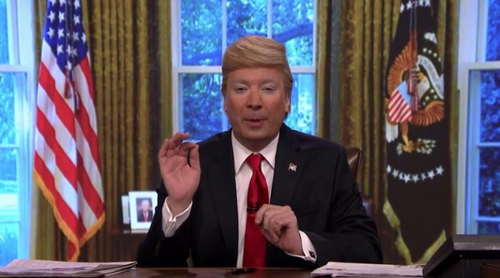 El Donald Trump de Jimmy Fallon confiesa el secreto que hay detrás de sus terribles decisiones