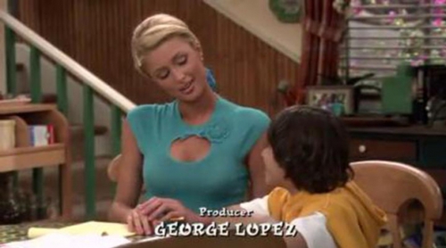 Cameo de Paris Hilton en 'George Lopez'