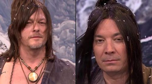 Norman Reedus y Jimmy Fallon reflexionan sobre los misterios del universo en 'The Tonight Show'