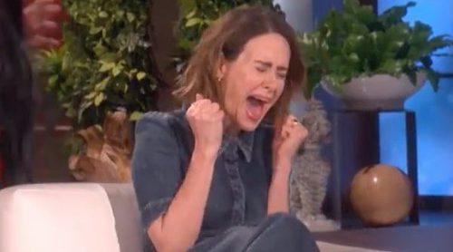 Sarah Paulson ('American Horror Story'), víctima de los múltiples sustos de Ellen DeGeneres