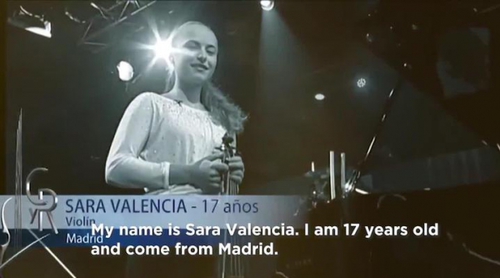 Sara Valencia representará a España en el Festival de Jóvenes Músicos 2018