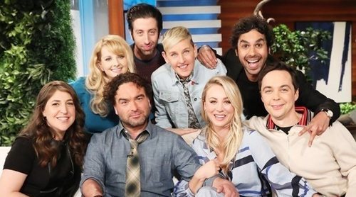 Ellen reune al elenco completo de 'The Big Bang Theory' antes del final de la serie