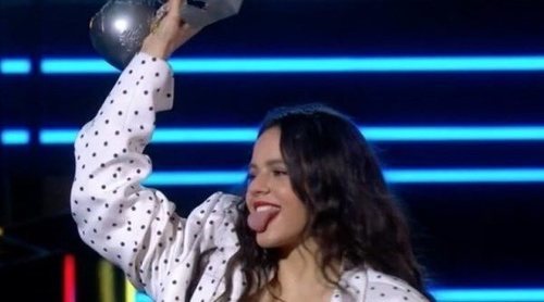 MTV EMAs 2019: Una emocionada Rosalía pone a cantar al público tras ganar un premio