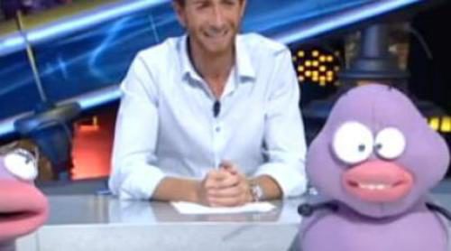 Pablo Motos presenta en 'Espejo Público' a Petancas, la tercera hormiga de 'El hormiguero'