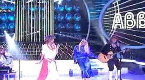 Mónica Naranjo, Carolina Cerezuela, Carlos Latre y Àngel Llácer imitan a Abba en 'Tu cara me suena'