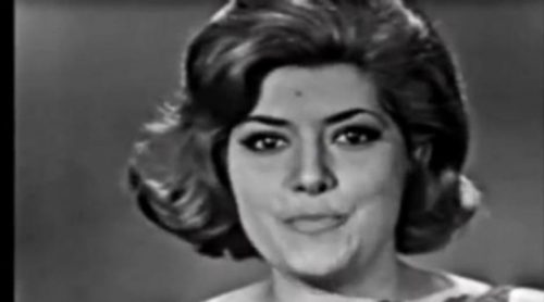 Conchita Bautista con "Qué bueno, qué bueno", representante de España en Eurovisión 1965