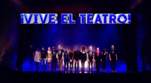 Gran montaje de '¡Qué tiempo tan feliz!' con los protagonistas de las obras teatrales