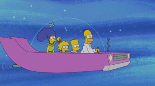 'Los Simpson' rinden homenaje a 'Los Supersónicos' en su último capítulo