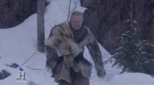 Björn se enfrenta a un oso feroz en este avance de la cuarta temporada de 'Vikingos'